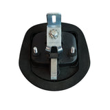 Jutland Logo Compression T-Handle Toolbox Latch with Foam Gasket, Black and Chrome