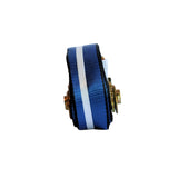 2" x 16' Jutland Ratchet Strap with Flat Hook, 2084 Webbing, Blue Tie-Down
