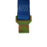 2" x 16' Jutland Ratchet Strap with Flat Hook, 2084 Webbing, Blue Tie-Down