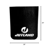 Jutland Mud Flaps, 20" x 24" x 1/4", Heavy-Duty Rubber