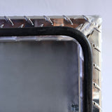 Jutland Underbody Toolbox, 18" x 18" x 36", Smooth Aluminum